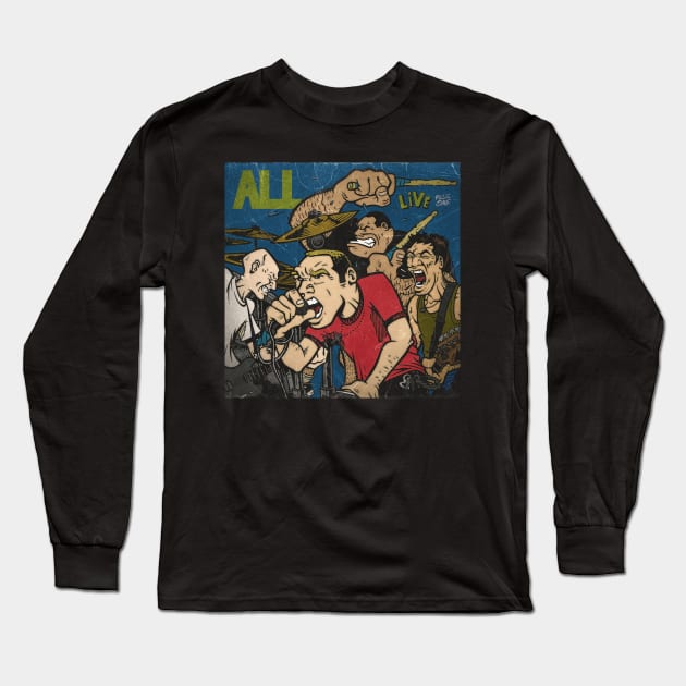 Descendents Vintage Long Sleeve T-Shirt by arkobasaka